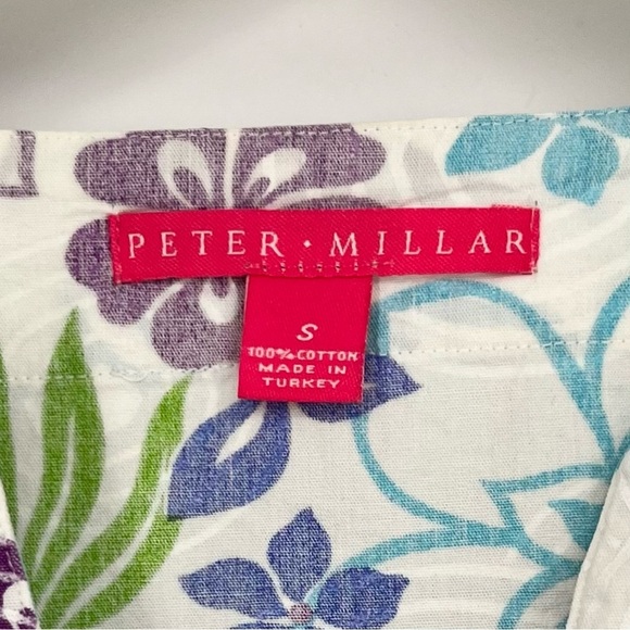 Peter Millar Blue and Green Floral Tunic - Picture 3 of 6